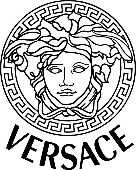 versace square logo|Versace logo images.